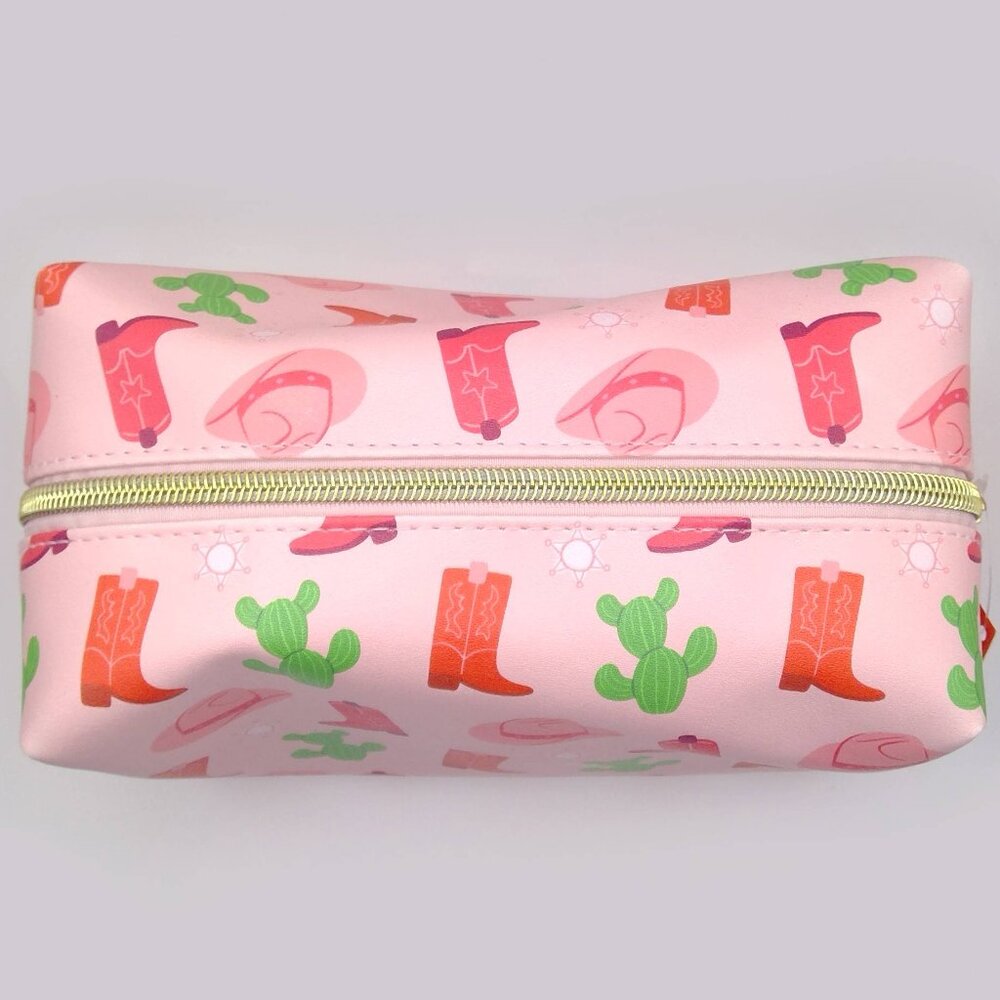 Cowboy Boots Makeup Bag